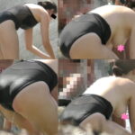 [Gcolle-PPV-871942]【フルHD】海水浴で突然ワンピの水着を脱いで！飛び出した巨乳